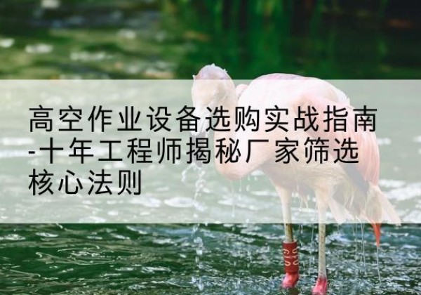 慈利剪叉式升降机厂家-高空作业设备选购实战指南-十年工程师揭秘厂家筛选核心法则